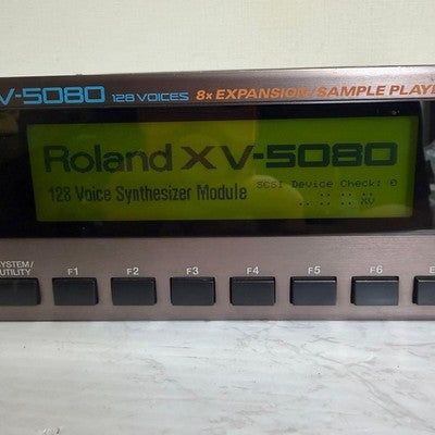 ROLAND XV-5080 RACKMOUNT SYNTH SOUND MODULE FULLY TESTED W/ POWER CABLE JAPAN