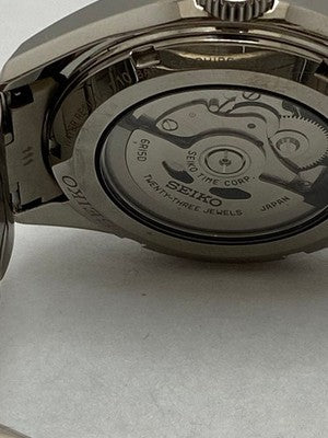 SEIKO PRESAGE SARX057 6R15-04A0 AUTOMATIC TITANIUM MENS WATCH BLACK DIAL JP