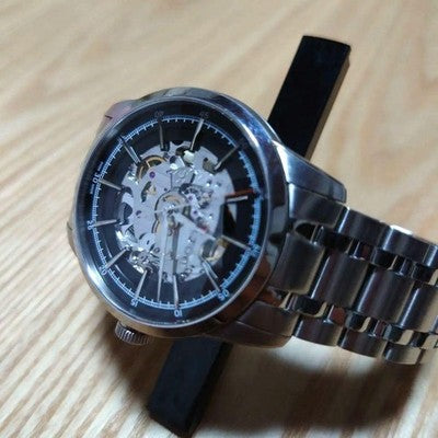 HAMILTON RAILROAD H40655131 AUTOMATIC SKELETON DIAL STAINLESS STEEL MENS BOX