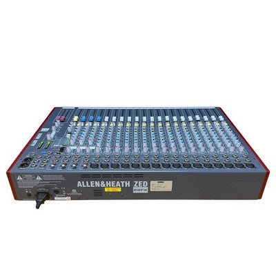 ALLEN & HEATH ZED-22FX ANALOG MIXING CONSOLE W/ POWER CABLE FROM JAPAN AS IS