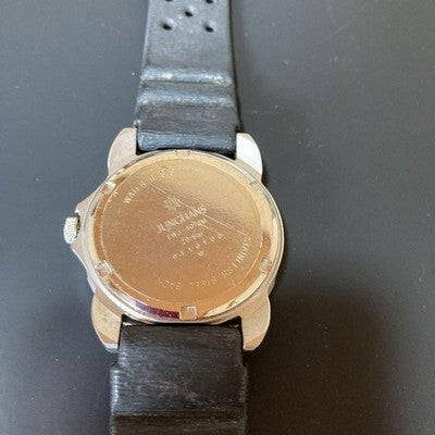 JUNGHANS DIVER'S SILKA VINTAGE QUARTZ MEN'S WRISTWATCH ROUND FACE 1970S VINTAGE