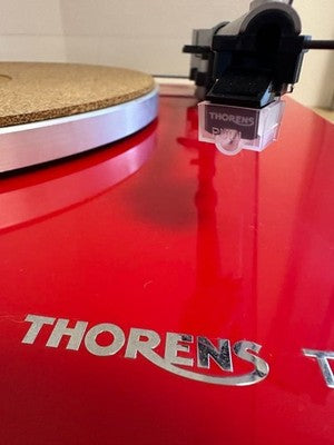 THORENS TD206 TURNTABLE ANALOG RECORD PLAYER WITH BOX TESTED FROM JAPAN
