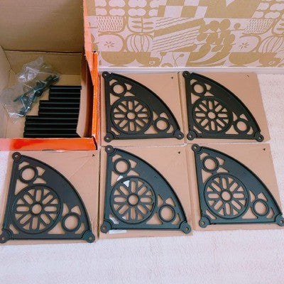 LE CREUSET 5 TIER POT STAND MATTE BLACK DISCONTINUED NEW UNUSED MADE IN FRANCE