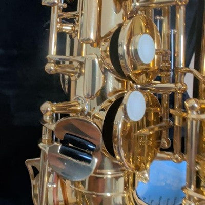 YAMAHA YAS-480 ALTO SAXOPHONE GOLD LACQUER W/CASE SERVICED EXCELLENT JAPAN