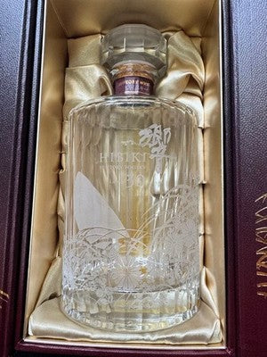 SUNTORY HIBIKI 30 YEAR OLD KACHO FUGETSU DESIGN EMPTY BOTTLE FROM JAPAN