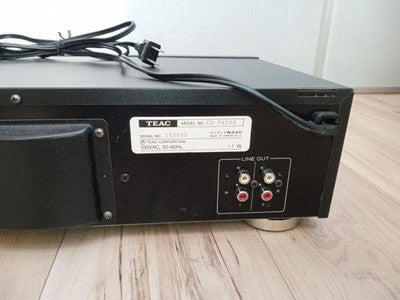 TEAC CD-P4500 CD PLAYER DECK WITH PITCH CONTROL WORKING TESTED VINTAGE JAPAN