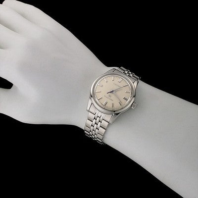 SEIKO GRAND SEIKO SBGW005 9S54-0030 37MM IVORY DIAL MANUAL WIND SS WATCH