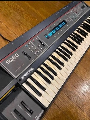 ENSONIQ SQ-80 DIGITAL WAVE SYNTHESIZER KEYBOARD TESTED WORKING FROM JAPAN