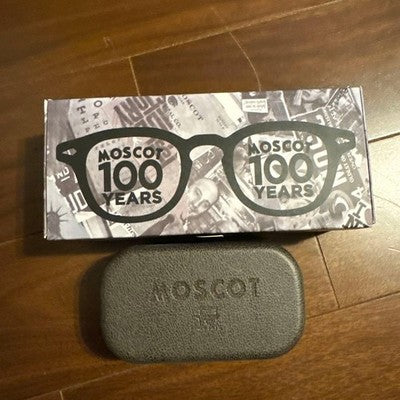 MOSCOT 100TH ANNIVERSARY 49 24-145 SUNGLASSES TORTOISE FRAME W/BOX ETC
