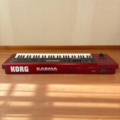 KORG KARMA WORKSTATION SYNTHESIZER KARMA ENGINE TESTED W/CASE ADAPTER  AS IS