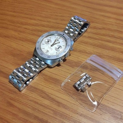 JUNGHANS OLYMPIC DATE CHRONOGRAPH HAND-WOUND MEN'S WRISTWATCH USED FROM JAPAN