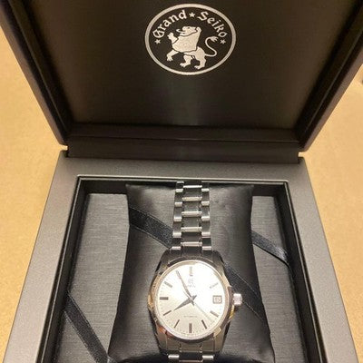 SEIKO GRAND SEIKO AUTOMATIC MEN'S WRISTWATCH ROUND FACE JAPAN MADE SKELETON BACK