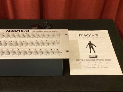 DOEPFER MAQ 16/3 MIDI ANALOG SEQUENCER - W/ JAPANESE MANUAL