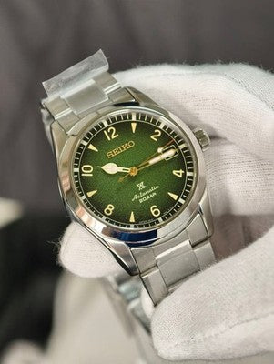 SEIKO PROSPEX ALPINIST SPB155J1 SBDC115 GREEN DIAL AUTOMATIC WATCH UNUSED