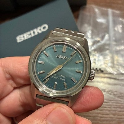 KING SEIKO SDKS029 AUTOMATIC 3 DAYS DARK GREEN DIAL MEN'S WATCH GENUINE