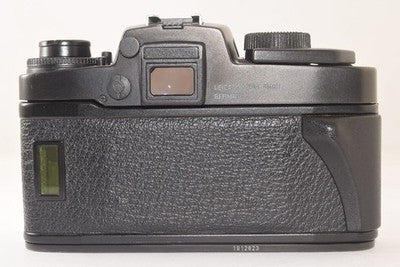 LEICA R6.2 BODY BLACK FILM SLR CAMERA MECHANICAL SHUTTER FOR PARTS NOT WORKING