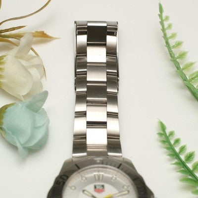 TAG HEUER AQUARACER WAB1111 QUARTZ SILVER DIAL 300M DATE STAINLESS STEEL WATCH