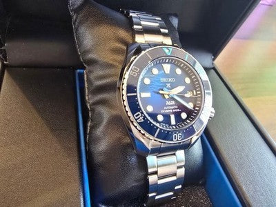 SEIKO PROSPEX SBDC189 GREAT BLUE SUMO PADI GMT AUTOMATIC DIVER WATCH JDM