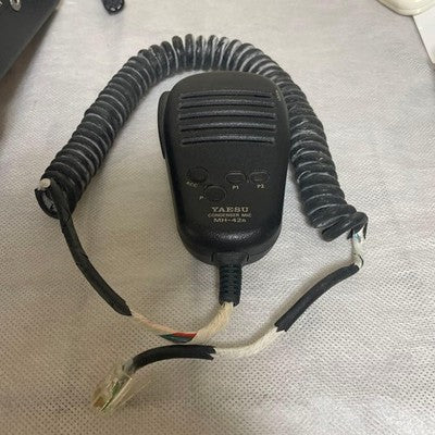 YAESU FT-100 HF/VHF/UHF TRANSCEIVER, POWER CORD - MANUAL AS IS