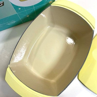 LE CREUSET COQUELLE RAYMOND LOEWY REPRINT EDITION YELLOW RARE USED JP