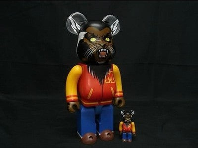 BE@RBRICK MICHAEL JACKSON THRILLER WEREWOLF 100% 400% MEDICOM TOY FIGURE