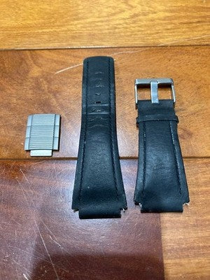 JUNGHANS MEGA 1000 RADIO CONTROLLED WATCH MEN'S TITANIUM BRACELET W/BOX & MANUAL