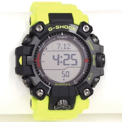 CASIO G-SHOCK GW-9500MRY-1A9JF Mudman Black Yellow 52mm Quartz Unused /w Box