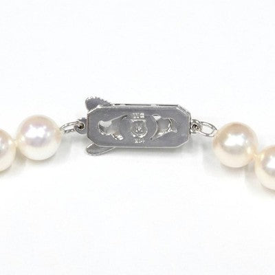 MIKIMOTO AKOYA PEARL NECKLACE, 6.5-6.8MM, 45CM, 14K WHITE GOLD FASHION JEWELRY