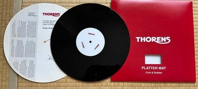 THORENS TD206 TURNTABLE ANALOG RECORD PLAYER WITH BOX TESTED FROM JAPAN