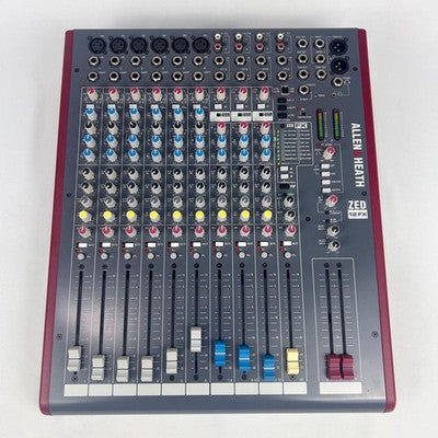 ALLEN & HEATH ZED-12FX ANALOG MIXER W/ BUILT-IN EFFECTS - TESTED WORKING
