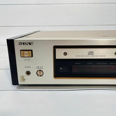 SONY CDP-X77ES HIGH-END VINTAGE CD PLAYER - WORKING - WITH REMOTE & MANUAL