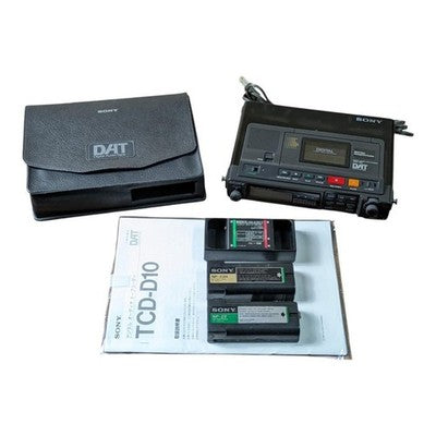 SONY TCD-D10 DIGITAL AUDIO TAPE-CORDER DIGITAL DENSUKE AC100V 50/60HZ DC6V