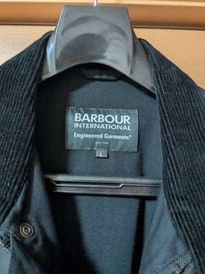ENGINEERED GARMENTS X BARBOUR B.INTL LINCOLN WAX JACKET SIZE L MEN'S MOLDOVA