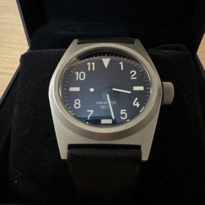 UNIMATIC U2-B MODELLO DUE LIMITED 400 AUTOMATIC WATCH ITALY BOX PAPERS