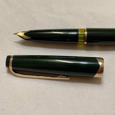 Montblanc Meisterstuck No.12 Fountain Pen Green Used Tested Rare Color 1960s