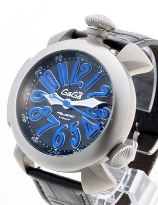 GAGA MILANO MANUALE DIVING 48MM 5040.4 AUTOMATIC MEN'S WRISTWATCH TITANIUM