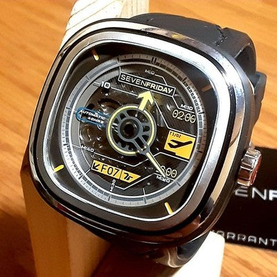 SEVENFRIDAY T-SERIES RUNWAY 07 SF-T3 T3/01 AUTOMATIC SKELETON MEN'S WATCH 49MM