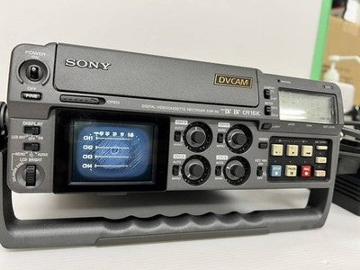 SONY DSR-50 DVCAM DIGITAL VIDEO CASSETTE RECORDER AC-DN2B ADAPTER USED
