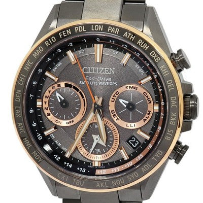 CITIZEN CC4016-67E ATTESA BLACK GPS DIRECT FLIGHT MEN'S WATCH IN BOX