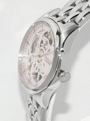 HAMILTON JAZZMASTER VIEWMATIC SKELETON H32405871 H324050 AUTO WATCH PINK MOP