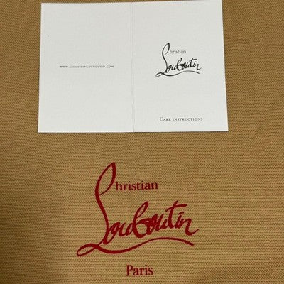 CHRISTIAN LOUBOUTIN GREEKABA EMBROIDERED TOTE BAG MULTI-COLOR LIMITED EDITION