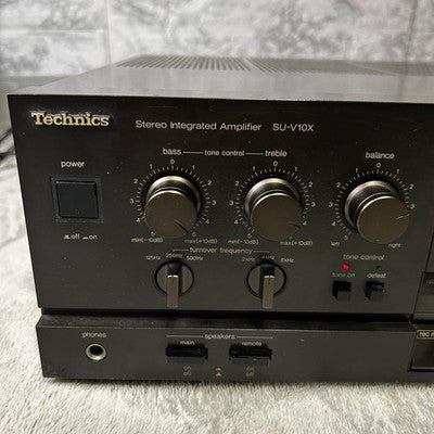 TECHNICS SU-V10X STEREO INTEGRATED AMPLIFIER FLAGSHIP CLASS AA TESTED RARE