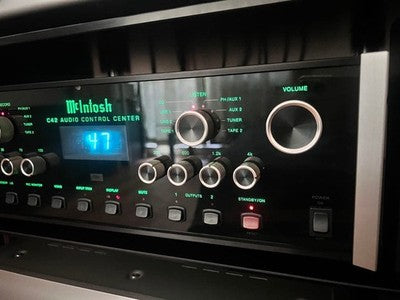MCINTOSH C42 AUDIO CONTROL CENTER PREAMPLIFIER 8 BAND EQ VINTAGE HIGH END AUDIO