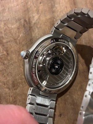 DUNHILL MILLENNIUM GMT LIMITED EDITION 1884 PCS AUTOMATIC MENS WATCH SILVER DIAL