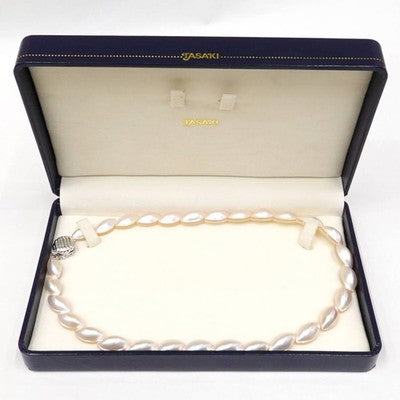 TASAKI PEARLS MABE PEARL NECKLACE K14WG METAL FITTINGS FASHION JEWELRY