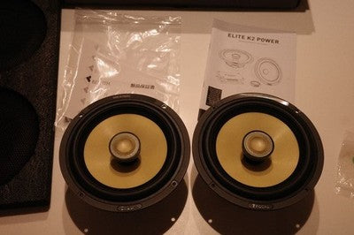 FOCAL K2 POWER EC 165 K COAXIAL SPEAKERS 6.5IN CAR AUDIO ALMOST UNUSED