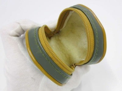 KENSAWADA SUSSEX FLY REEL CASE 9 CM IN HEIGHT 8 CM IN WIDTH 3.5 CM IN DEPTH