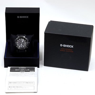 CASIO G-SHOCK GPW-1000T-1AJF Sky Cockpit GPS Solar Quartz Black Dial Excellent