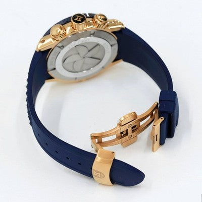EDOX 10221-37RBU9-BUIDR9 Chronoffshore-1 Chronograph Blue Dial Quartz w/ Box