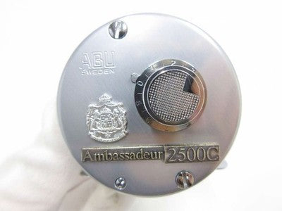 ABU AMBASSADOR 2500C EBISU FISHING PLATE 84" BAITCASTING REEL SWEDEN MADE